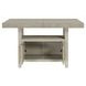 Garland Sand 80" Extendable Rectangular Counter Height Table with Storage