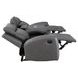 Gaston Gray 88" Manual Reclining Sofa with Drop-Down Console