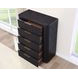 Henry Espresso 5 Drawer Chest