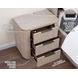 Henry Sand 3 Drawer Nightstand with USB Charging