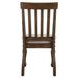 Joanna Brown Slat Back Side Chair Set of 2