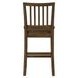 Joplin Brown Counter Height Chair Set of 2