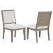 Lily Gray Upholstered Side Chair Set of 2
