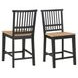 Magnolia Black 24″ Counter Height Stool Set of 2