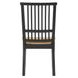 Magnolia Black Slat Back Side Chair Set of 2