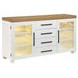 Magnolia White 2 Glass Door Server