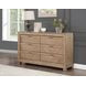 Montana Sand 6 Drawer Dresser and Mirror