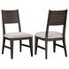 Norvell Gray Upholstered Side Chair Set of 2