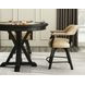 Rylie Black 48" Round Game Top Dining Table with Storage
