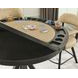 Rylie Black 48" Round Game Top Dining Table with Storage