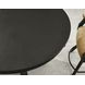 Rylie Black 48" Round Counter Height Table