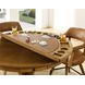 Rylie Natural 48" Round Counter Height Dining Table with Game Top