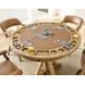 Rylie Natural 48" Round Counter Height Dining Table with Game Top