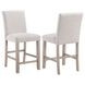Taylor Gray Upholstered Counter Height Chair Set of 2