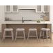 Taylor Gray Upholstered Counter Height Stool Set of 2
