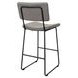 Tribeca Gray Upholstered Bar Stool