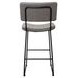 Tribeca Gray Upholstered Bar Stool