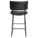 Tribeca Black Vegan Leather Bar Stool