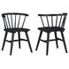 Willow Black Dining Side Chair Set of 2