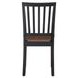 Joplin Walnut and Ebony Farmhouse Side Chair