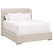 Stewart Beige California King Upholstered Low Profile Bed