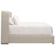 Stewart Beige California King Upholstered Low Profile Bed