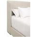Stewart Beige California King Upholstered Low Profile Bed