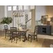 Stormy Ridge Chickory Black Extendable Rectangular Dining Room Set