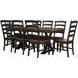Stormy Ridge Chickory Black Extendable Rectangular Dining Room Set