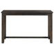 Stanford Taupe and Smokey Walnut Upholstered 4 Piece Bar Table Set with USB Charging