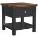 Stormy Ridge Chicory Black and Brown Occassional Table Set