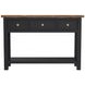 Stormy Ridge Chicory Black and Brown Rectangular Sofa Table