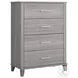 Somerset Platinum Gray Drawer Chest