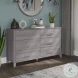 Somerset Platinum Gray 6 Drawer Dresser