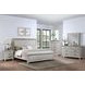 Silver Sands Gray King Upholstered Panel Bed