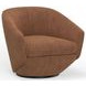 The Twist Elise Rust Accent Swivel Chair