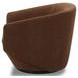 The Twist Elise Rust Accent Swivel Chair