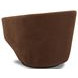 The Twist Elise Rust Accent Swivel Chair
