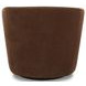 The Twist Elise Rust Accent Swivel Chair