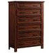Damen Rich Cherry Storage Bedroom Set