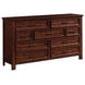 Damen Rich Cherry Storage Bedroom Set