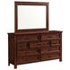 Damen Rich Cherry Storage Bedroom Set