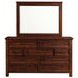 Damen Rich Cherry Storage Bedroom Set