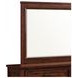 Damen Rich Cherry 9 Drawer Dresser and Rectangular Mirror