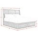 Damen Rich Cherry King Storage Panel Bed