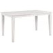Summer Winds II White and Gray 78" Rectangular Extendable Counter Height Leg Dining Table