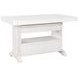 Summer Winds II White and Gray 60" Rectangular Storage Kitchen Island