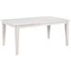 Summer Winds II White and Gray 78" Rectangular Extendable Leg Dining Table