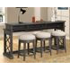 Sundance Smokey Gray Everywhere Console  Bar Table