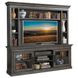 Sundance Distressed Smokey Gray 4 Piece Entertainment Center